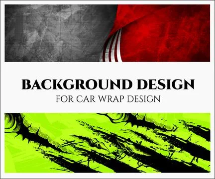 Background Design for car wrap design Stock Illustration