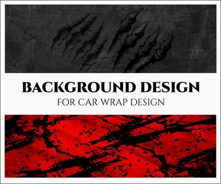 Background Design for car wrap design Stock Illustration