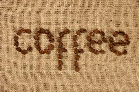 Background design food pattern coffee art bean Stock Photos