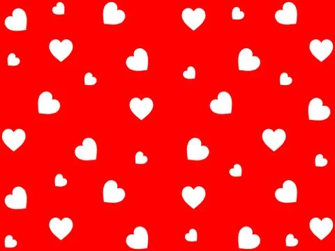Background design with hearts Stock Illustration