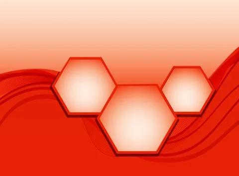 Background design with hexagon patterns イラスト素材