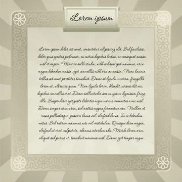 Background design for invitation greeting card or announcement Stock Illustration