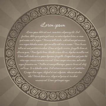 Background design for invitation greeting card or announcement Stock Illustration