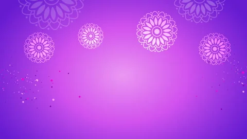 Background design with mandalas pattern and particle Stock Footage 241741098