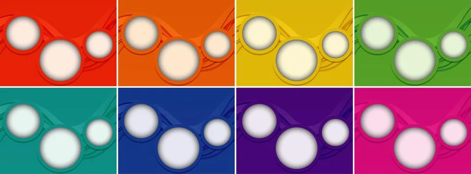 Background design with round patterns イラスト素材