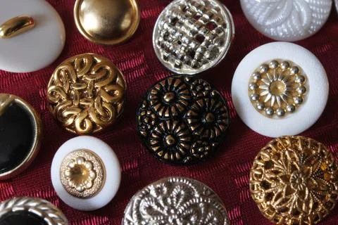 Background with Different Buttons 스톡 사진