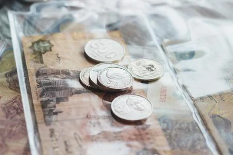 Background from different currency Stock Photos