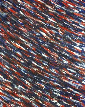 Background from different strokes of red,white and blue paint Stock Illustration