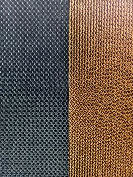 Background from Different types of filters arranged in a workshop for indus.. Stock Photos