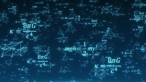 Background of the digital formula for particle concept 스톡 동영상 321787249