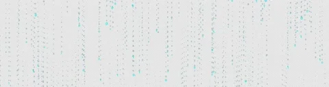 Background of digital rain in the binary matrix of big data computer Stock Footage 136668311