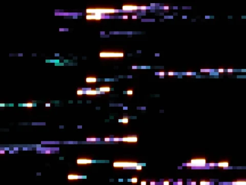 Background digital squares blue Stock Footage 76883151