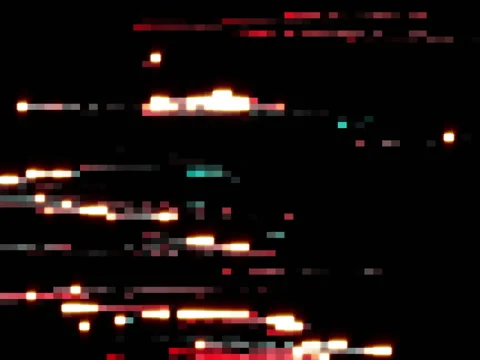 Background digital squares Stock Footage 76883138