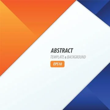 Background dimension modern,  blue, orage color Stock Illustration