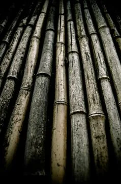 Background of dirty bamboo Stock Photos