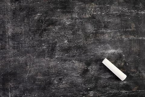 Background of dirty chalkboard. Empty school blackboard. Stock Photos
