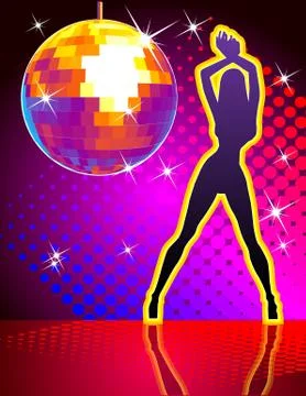 Background disco pary Stock Illustration