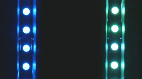 Background of disco spotlights with vertical lines and stripes. Stock Footage 184471502