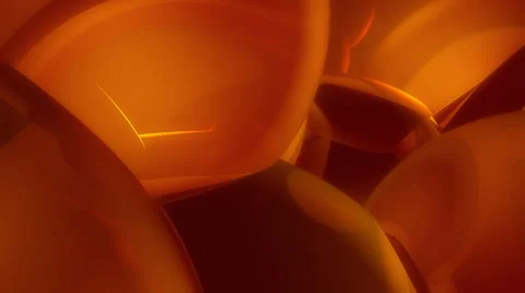 Background of distorted orange balloons Stock Footage 59506827