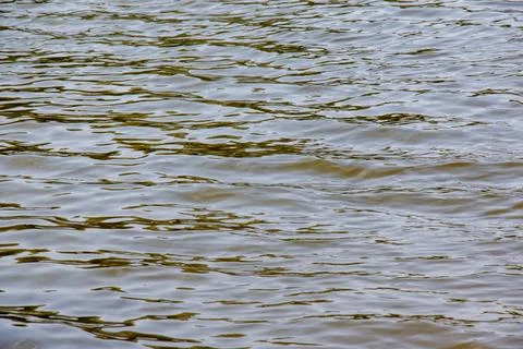 Background of Dnieper River water surface with ripples. Natural color of ri.. Stock Photos