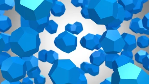 Background of Dodecahedrons Stock Footage 119774994