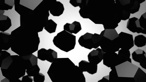Background of Dodecahedrons Stock Footage 119775691