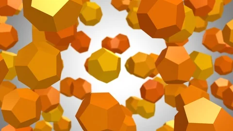 Background of Dodecahedrons Stock Footage 119803773