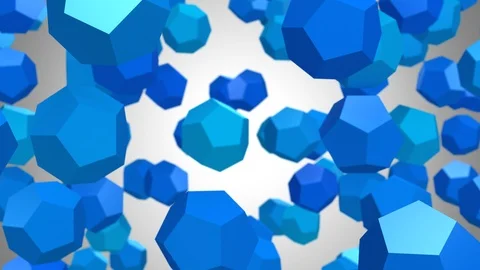 Background of Dodecahedrons Video stock 119803951