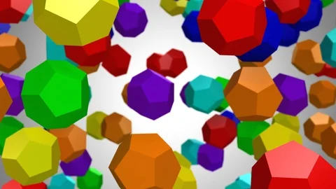 Background of Dodecahedrons Video stock 119838787