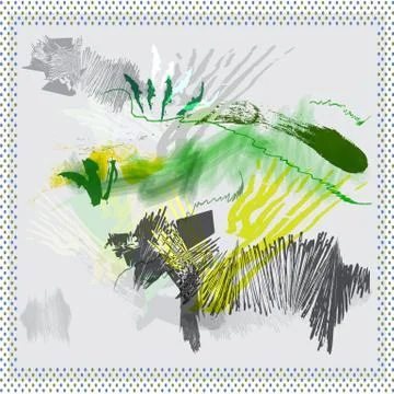 Background with dog Stock Illustration