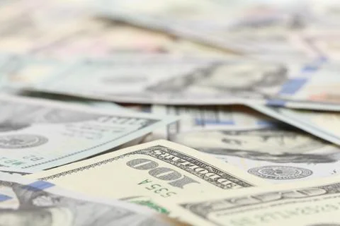 Background of dollar bills Stock Photos