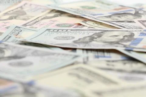 Background of dollar bills Stock Photos