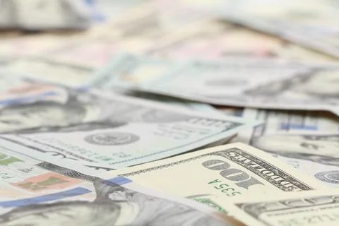 Background of dollar bills Stock Photos