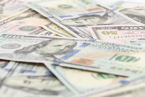 Background of dollar bills Stock Photos