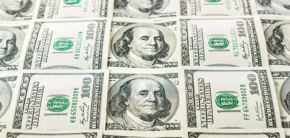 Background of dollars Stock Photos