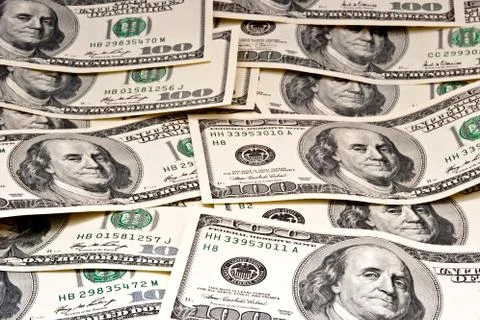 Background of dollars Stock Photos