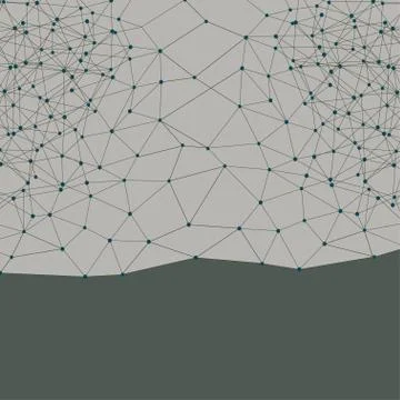 Background of dots and lines Stock Illustration