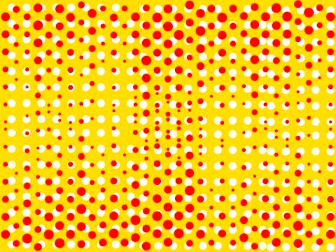 Background with dots of red and yellow colors. Pop art style. Vector illust.. イラスト素材