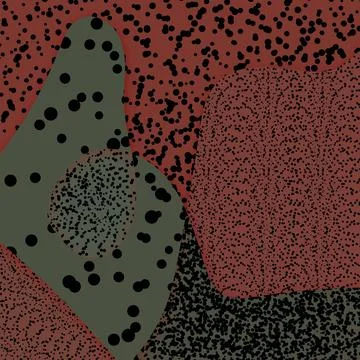 Background with dotted chaotic elements. Ilustración de archivo