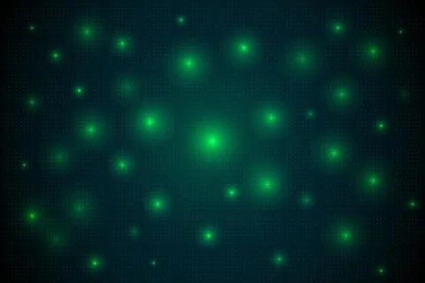 Background with a dotted grid and bright highlights Stock Illustration