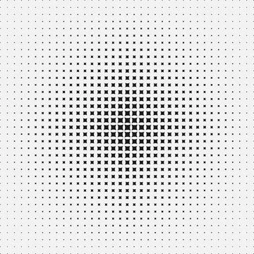 Background with a dotted halftone pattern. Abstract design elements. Illustrazione stock