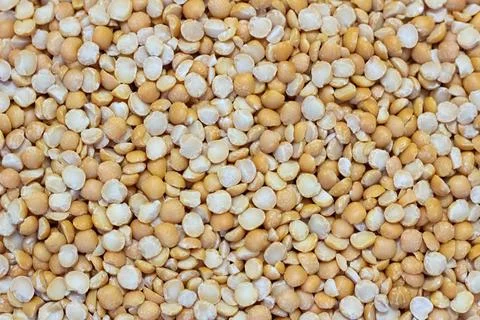 Background of dried peas close-up. The texture of the dried peas Stock Photos