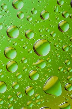 Background of a drop on glass Stock Photos