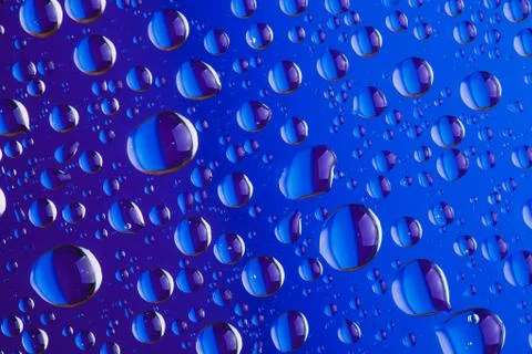 Background of a drop on glass Stock Photos