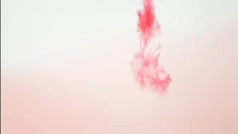 Background drop red liquid into water like blood Stock Footage 100158053