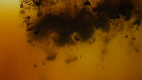 Background dropping coffee powder into the water splashing beautifully Stock Footage 100379574