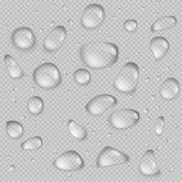Background with drops of dew Stock Illustration