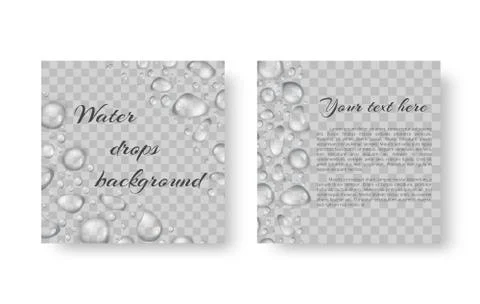 Background with drops of dew Stock-Illustration