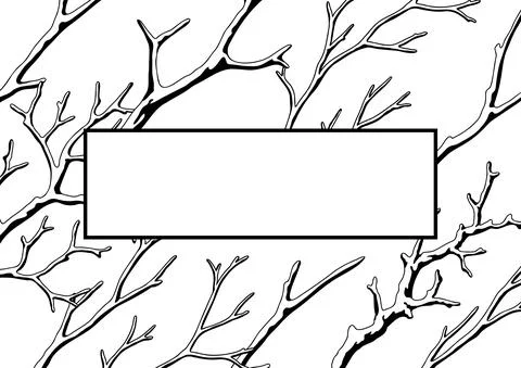Background with dry bare branches. Decorative natural twigs. Stock Illustration