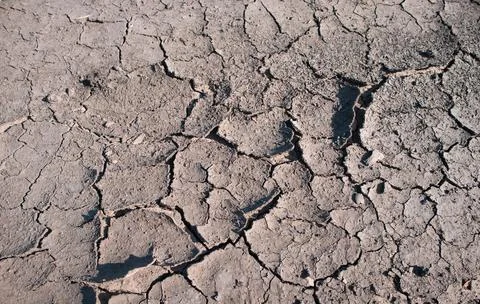 Background of dry cracked earth, parched earth, texture of earth dirt, dese.. Foto stock